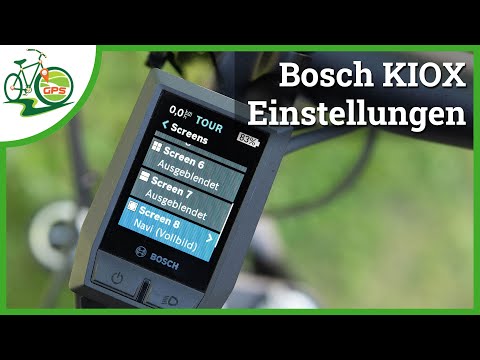 Bosch KIOX 🚴 Datenscreens &amp; Einstellungen 🏁